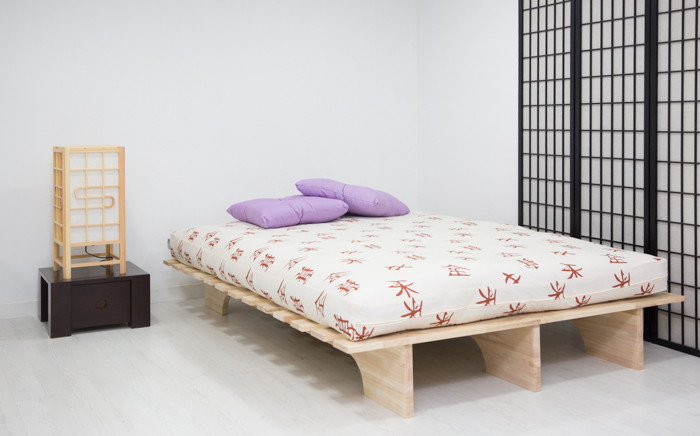 Cama Modelo Eko-Bed Crudo 150x200 cm - OUTLET