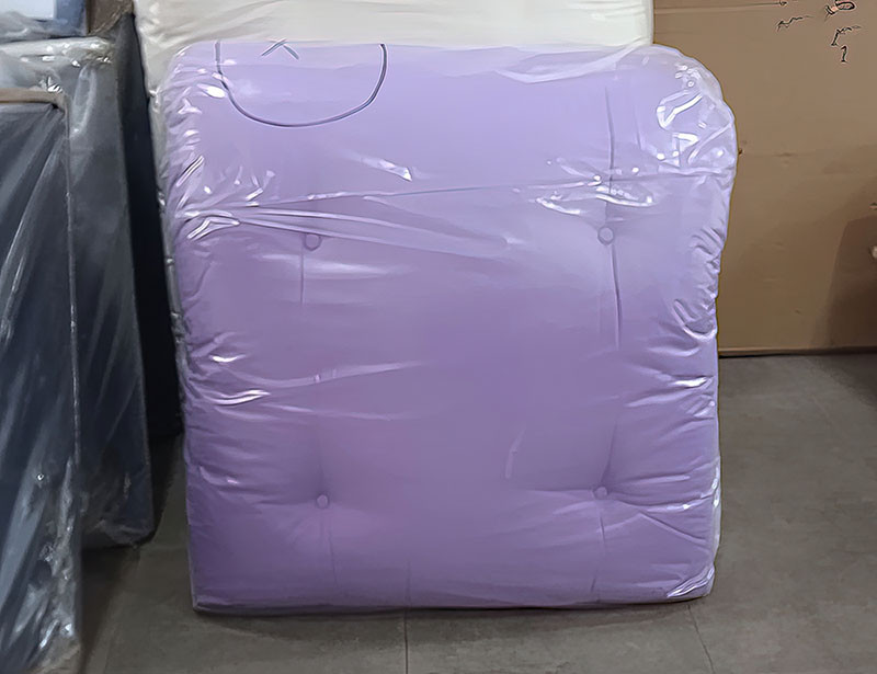 Futón algodón 80x200x13cm color violeta OUTLET DE EXPOSICIÓN - NUEVO
