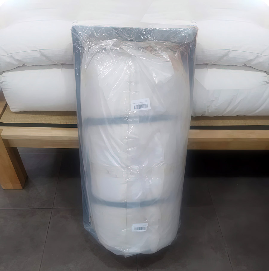 Tatami Plegable combinado con Futón Portátil Blanco crudo 80x200 OUTLET NUEVOS