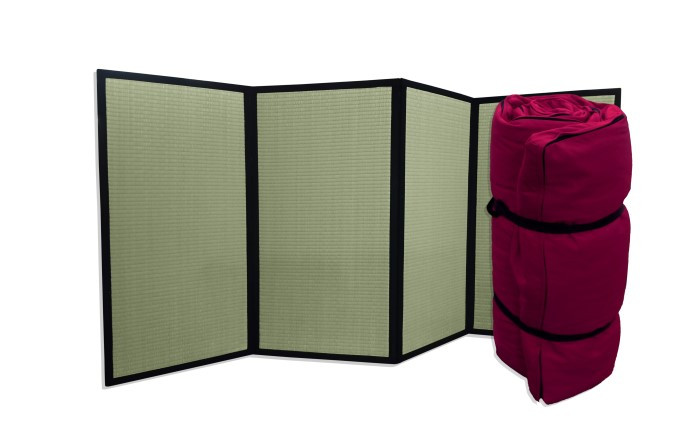Tatami Plegable cobinado con Futón Portátil Morado - OUTLET NUEVO EXPOSICIÓN