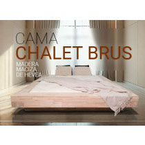 Cama Modelo Chalet Brus Crudo 160x200 cm OUTLET NUEVA
