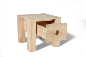 Mesita de madera Okinawa alta
