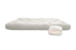 Futón con una capa de látex