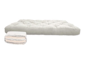 Futón con dos capas de látex