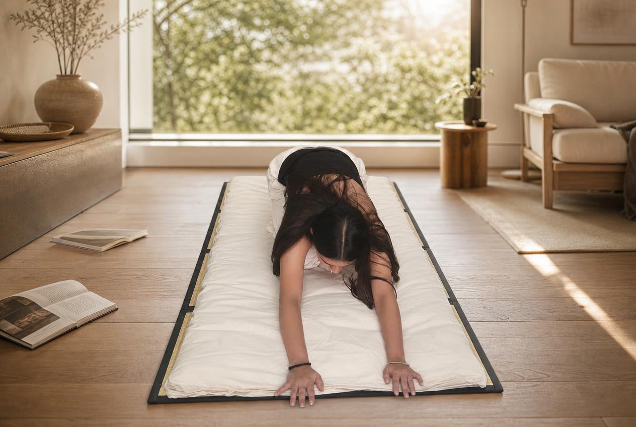 Tatami plegable y futón portátil - Imagen 15