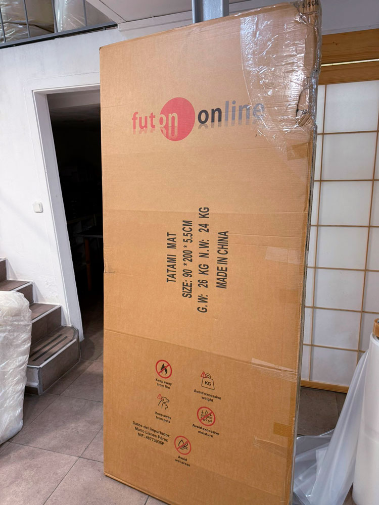 Tatami 90x200 cm OUTLET NUEVO, golpe lateral (Ref 4A) - Imagen 2