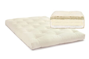 Futón DUO de lana, latex y algodon