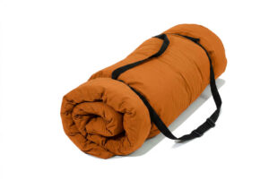 Futon portatil naranja01